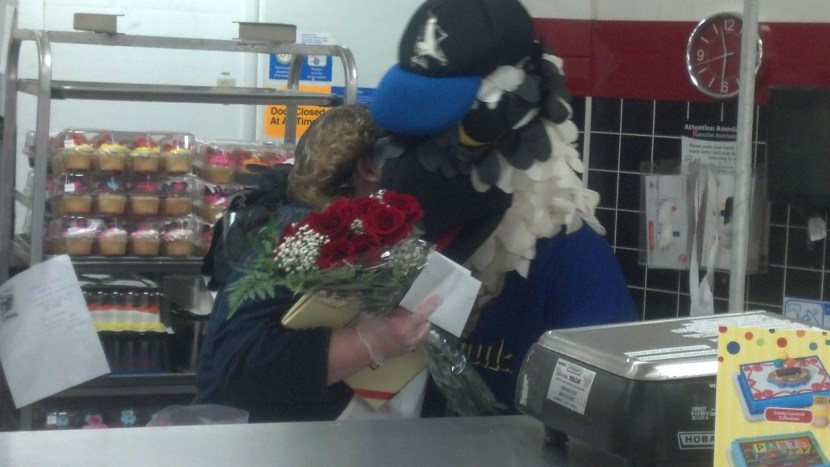 Ollie Osprey actually started his Valentine's Day deliveries one day early.